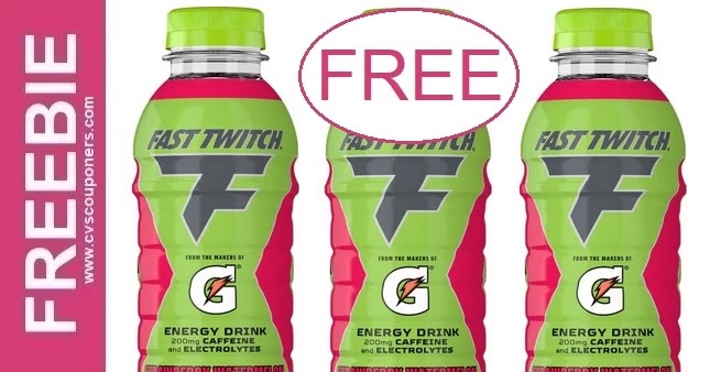 FREE Gatorade Fast Twitch CVS Deals