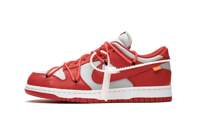 Nike Dunk Low X Off-White University Red