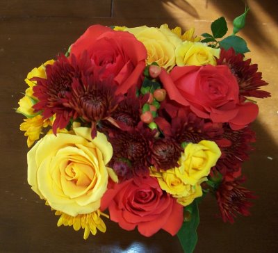 fall wedding flowers