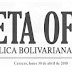 Aumento de salario mínimo nacional (Bs 1.000.000) En Gaceta Oficial N° 41.387 de fecha 30 de abril de 2018