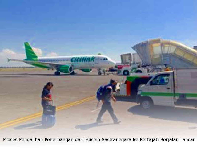 Proses Pengalihan Penerbangan dari Husein Sastranegara ke Kertajati Berjalan Lancar