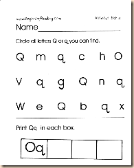 prek letter q confessions of a homeschooler