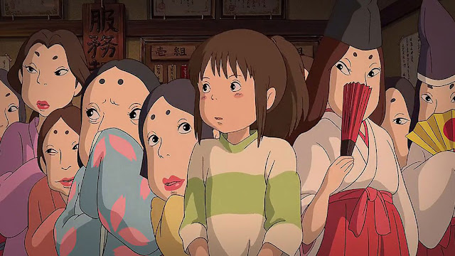 Imagen de la película de animación japonesa de Studio Ghibli El viaje de Chihiro
