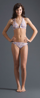 Shoshanna & Ronson Ditsy Floral Halter and Ring Brief