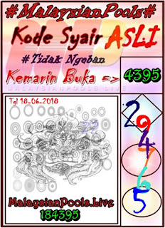 Prediksi Angka jitu Togel Malaysia Pools 18 Juni 2018