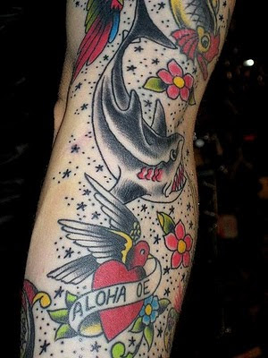 Label shark tattoo shark tattoo design