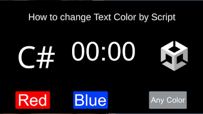 How to change Text Color by Script | Unity