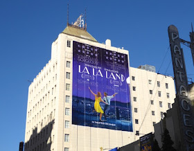 Giant La La Land movie billboard