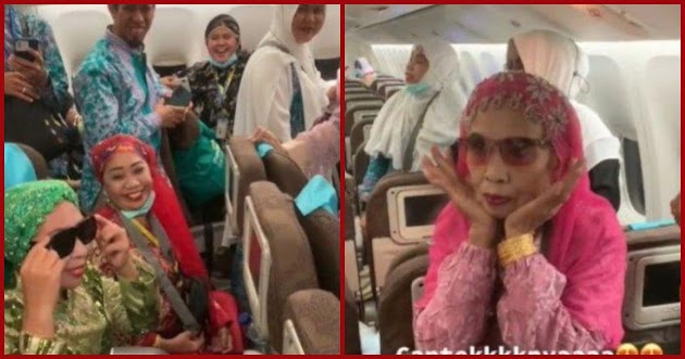 Viral Tingkah Jemaah Haji Bugis Sampai Disorot Media Internasional, Dandan Adu Cantik di Pesawat