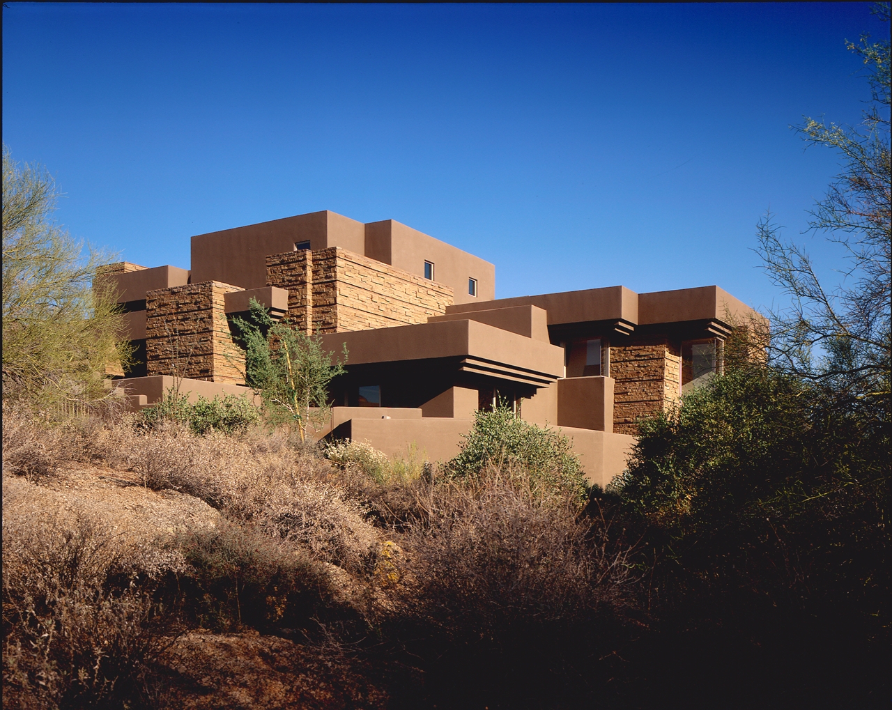  Modern Desert House  For Luxury Life In The Nature Scottsdale Arizona Architecture 