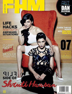 Shruti Hassan Hot FHM 2015 HQ Photoshoot Pictures