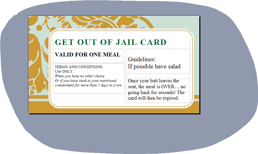 Free Card Get Out Of Jail Free Card Template