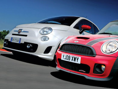 New Abarth 500 Mini Cooper road stars Source Auto Express