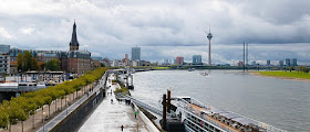 Panoramic view of Dusseldorf, Germany