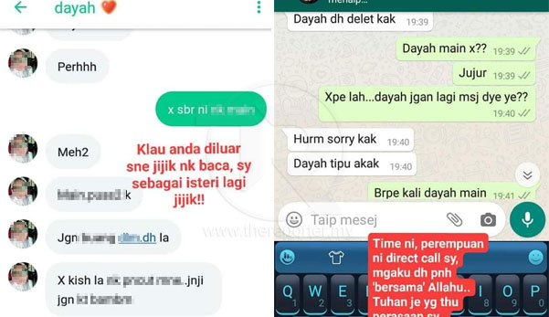 (NSFW) 'Sebab itu rezeki kita tak pernah cukup' - Suami curang, isteri nekad tuntut cerai, orang ketiga pula minta settle baik²