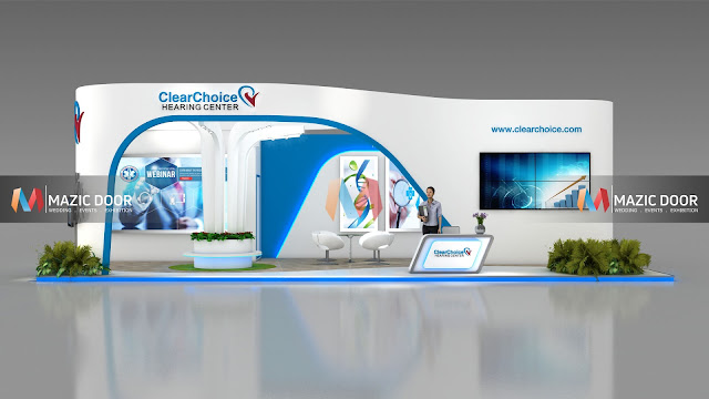 9m by 3m Exhibition stall Design 2