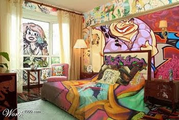 STYLE ART BEDROOM GRAFFITI DESIGN