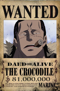 Tooncharacter Crocodile One Piece