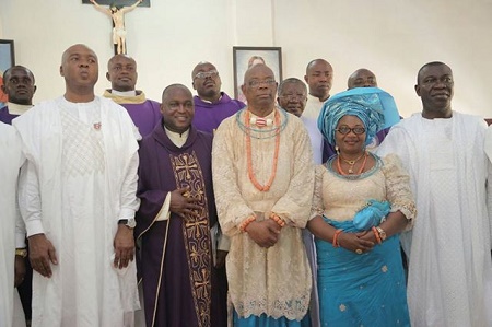 Photos: Saraki, Others at Sen. Amori’s Thanksgiving in Delta