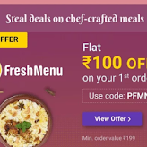 PhonePe Food Offer – Get Rs.100 Cashback on Fasoos, Freshmenu, Eatfits (Valentine Special)