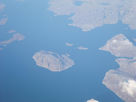 aerial photo, greenland coast line