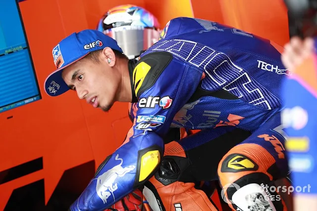 Gambar pelumba motosikal MotoGP Red Bull KTM Tech 3 Hafizh Syahrin.