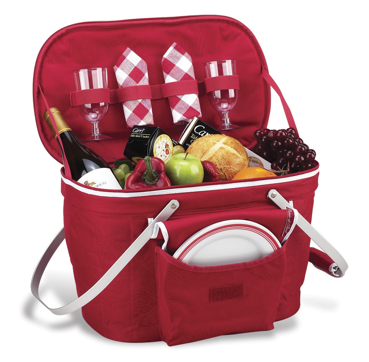 Party Picnic: Collapsible Insulated Picnic Basket for Two