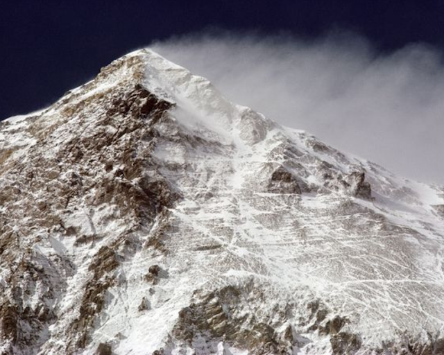 Mount Everest the highest peak in the world