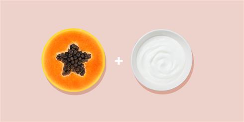 Smoothing: Papaya Greek Yogurt Mask For Glowing Skin (NICK FITNESS)