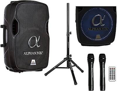 Alphasonik 15" Portable  Amplified Loud Speaker