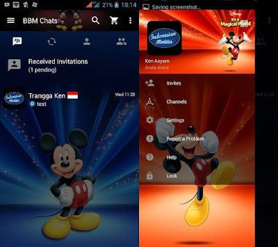 Download BBM MOD Tema  Serial Kartun/ Animasi