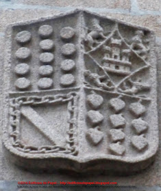 Escudos en el Pazo de Oca