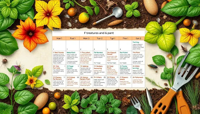 Calendrier des traitements phytosanitaires