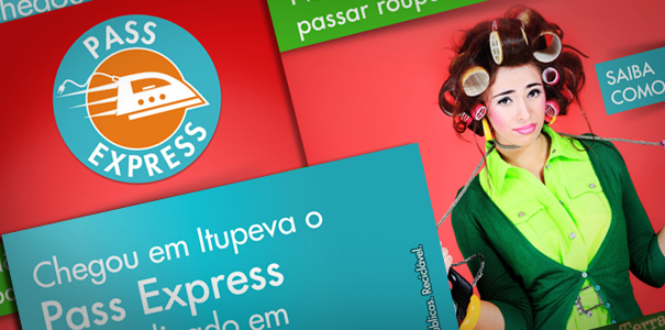 Criação de panfleto e logotipo Pass Express | VRayes