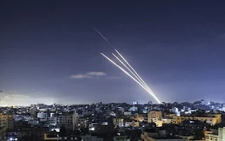 Foguete disparado de Gaza interceptado pelo Iron Dome