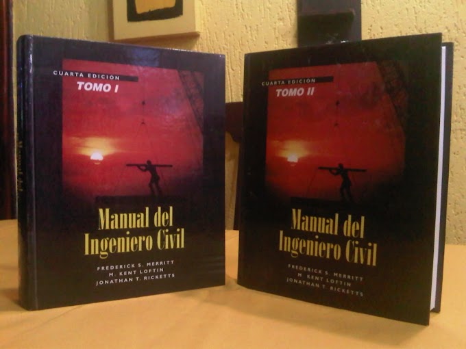 MANUAL DEL INGENIERO CIVIL FREDERICK S. MERRITT TOMO 1 Y TOMO 2