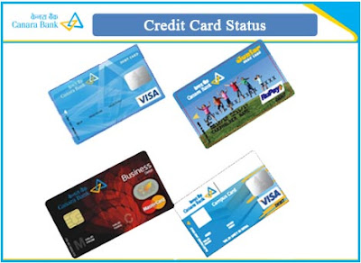 canara bank credit card status of online application