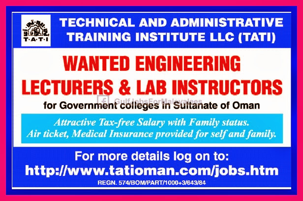 Govt Job Vacancies In Sultunate of OMAN