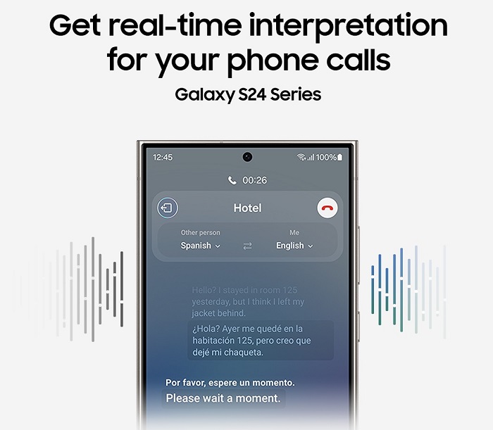 Samsung Galaxy S24 Ultra Interpret Calls
