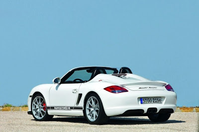 2010 Porsche Boxster Spyder Rear Angle View