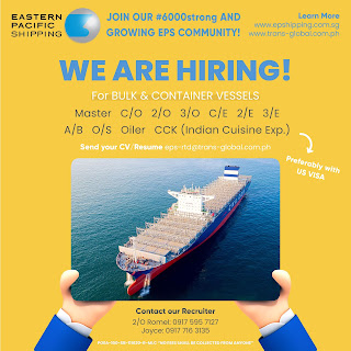 job vacancy at bulk carrier ship