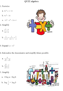 ALGEBRA WORKSHEET FOR SECONDARY LEVEL