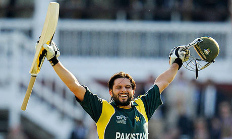 Shahid Afridi one cricketer