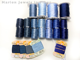 Compare C-Lon Bead Cord Colors with Silks and Chinese Knotting Cord