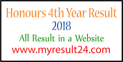 nu honours 4th year result 2018