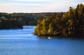 Island in Lake Mälaren, Sweden