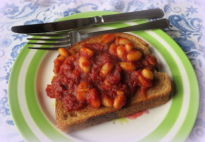 Maple Baked Beans on Toast