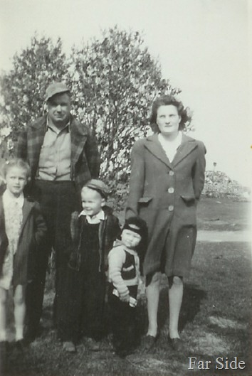 Uncle Jalmer Aunt Jenny Evelyn Chuckie and Gerald