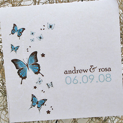 Your wedding invitations to contemporary romantic or informal
