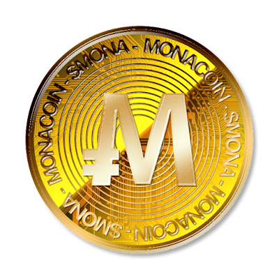 暗号通貨モナコインのフリー素材（金貨ver）